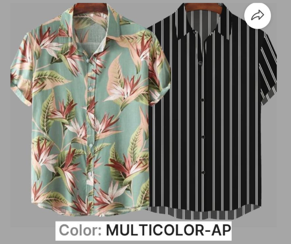 Tigersnake Men Printed Casual Multicolour Shirt